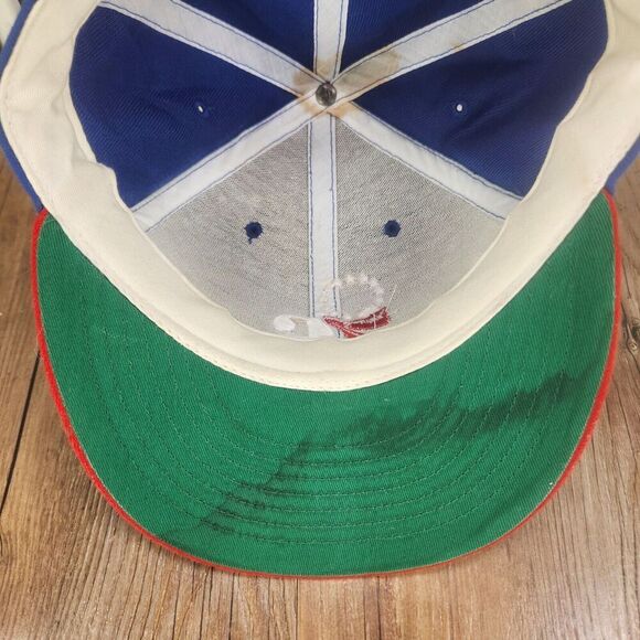 Philadelphia 76ers '47 Hardwood Classics Snapback Hat Cap Blue Red Script Retro - Picture 8 of 12